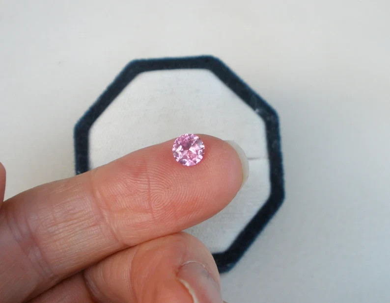 6mm Pink Tourmaline Round Natural Loose Gem for Jewerly, Crafts and Design