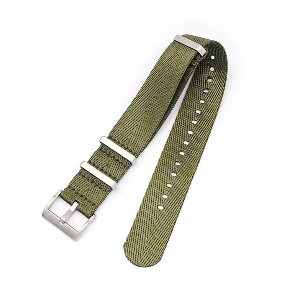 18mm 20mm 22mm 24mm Canvas Military Nylon Watch Strap Band