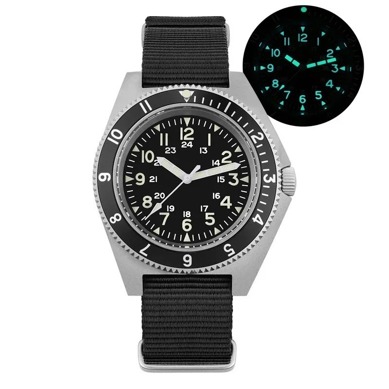 New Watchdives WD1972 Quartz Watch VH31 Sweep Movement Sapphire 20Bar Waterproof