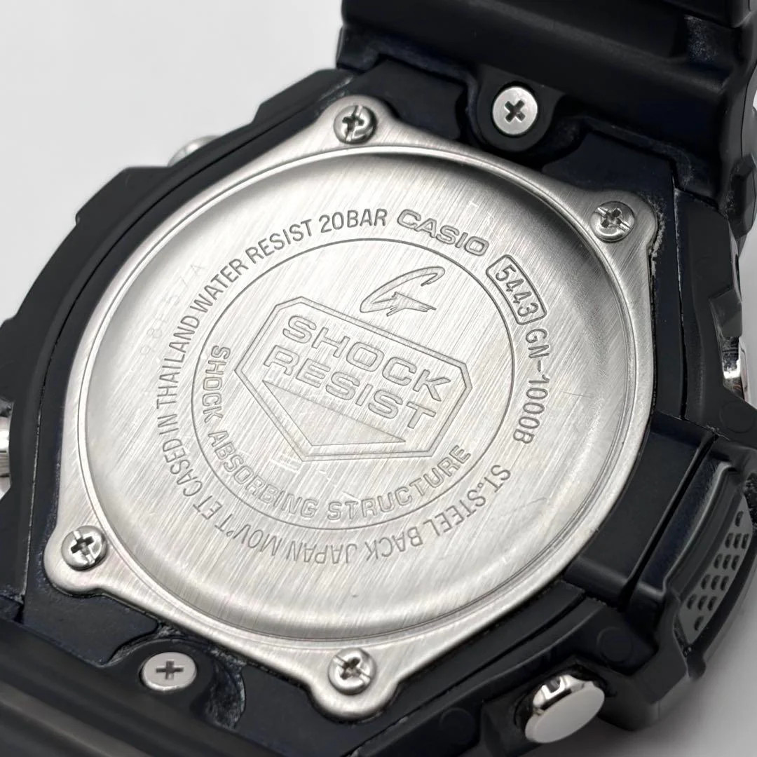 CASIO G-SHOCK GULFMASTER GN-1000B-1AJF Quartz Black Dial Blue Bezel 2.05in SS