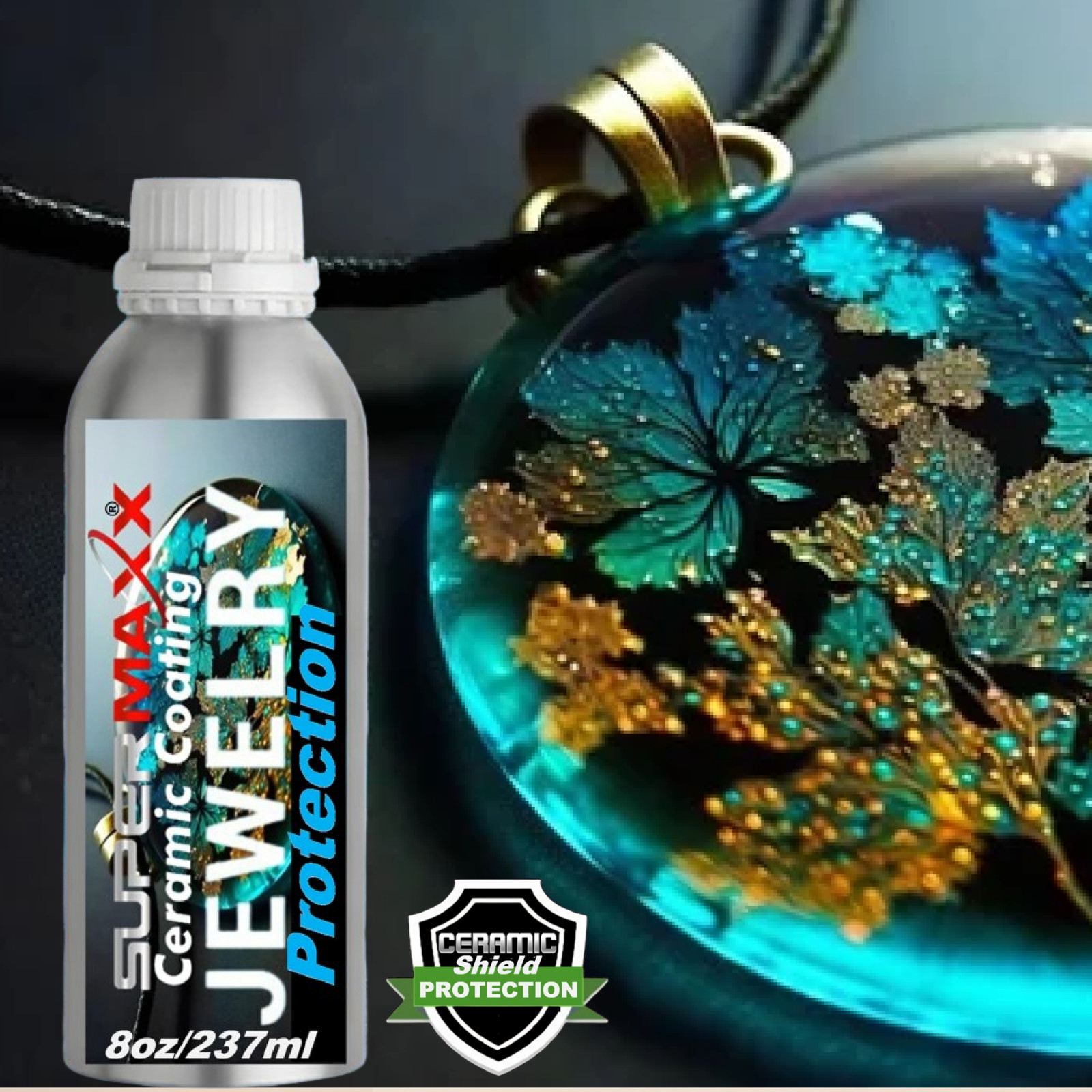 JEWELRY PROTECTION FOR GOLD, SILVER, PLATINUM, COPPER, EPOXY RESIN. GEM STONES