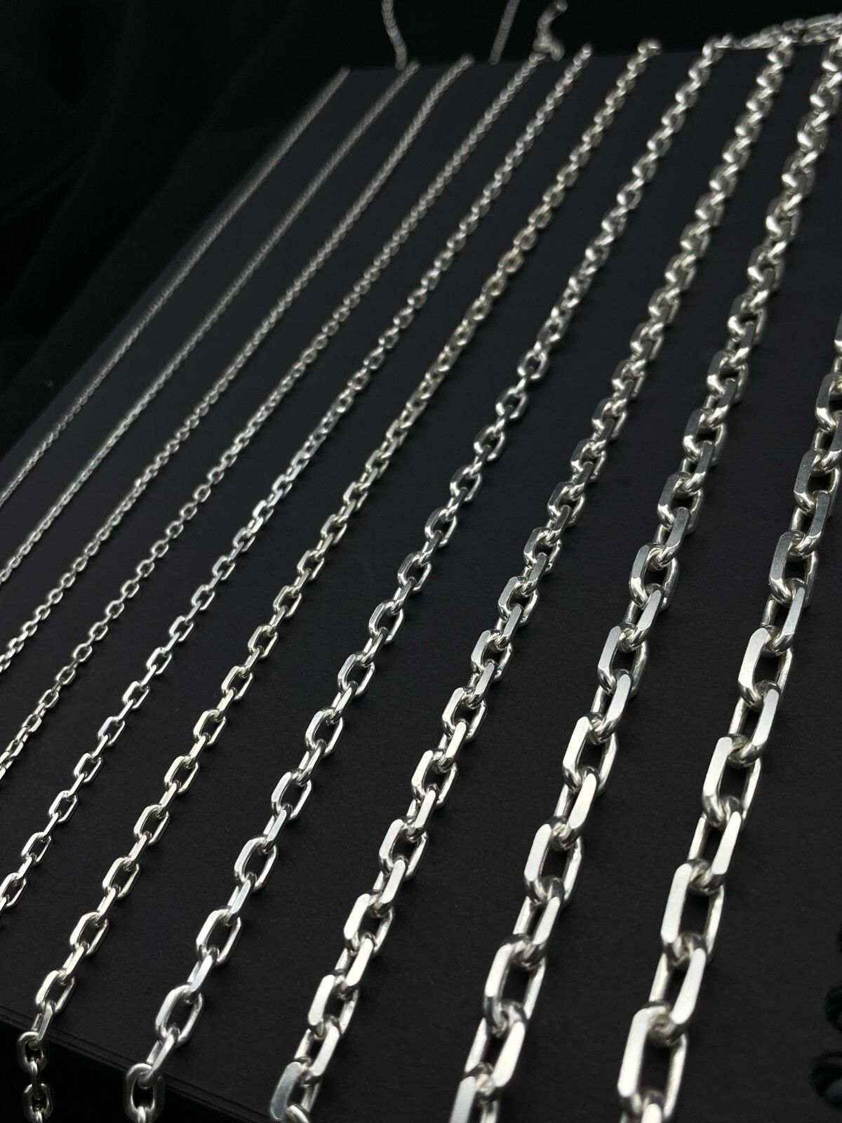 Men Cable Link Anchor 925 Sterling Silver Chain Necklace Gift for Birthday Chain