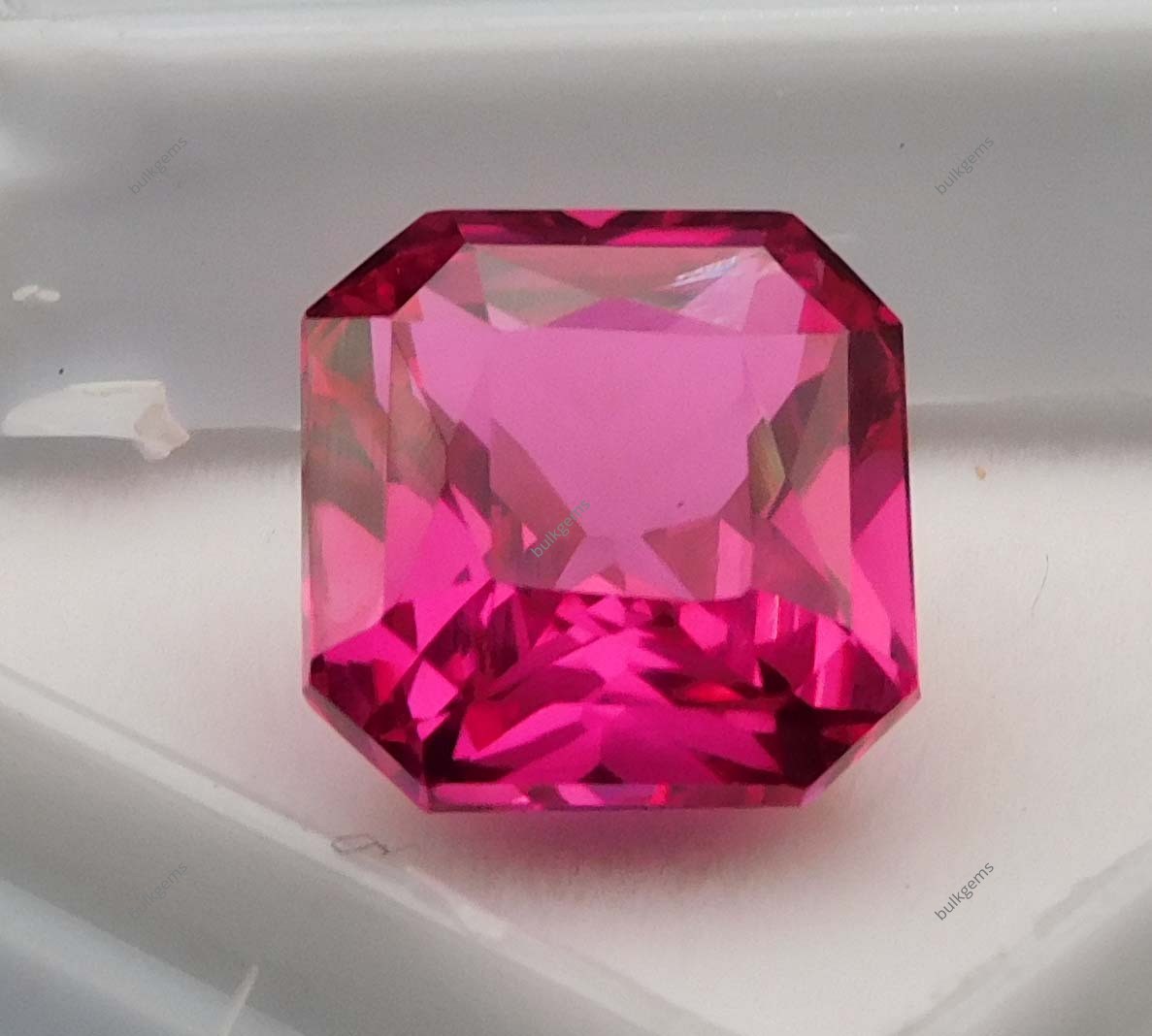 10.45 Ct Rare Natural Pink Sapphire Square Cut Certified Loose Gemstone