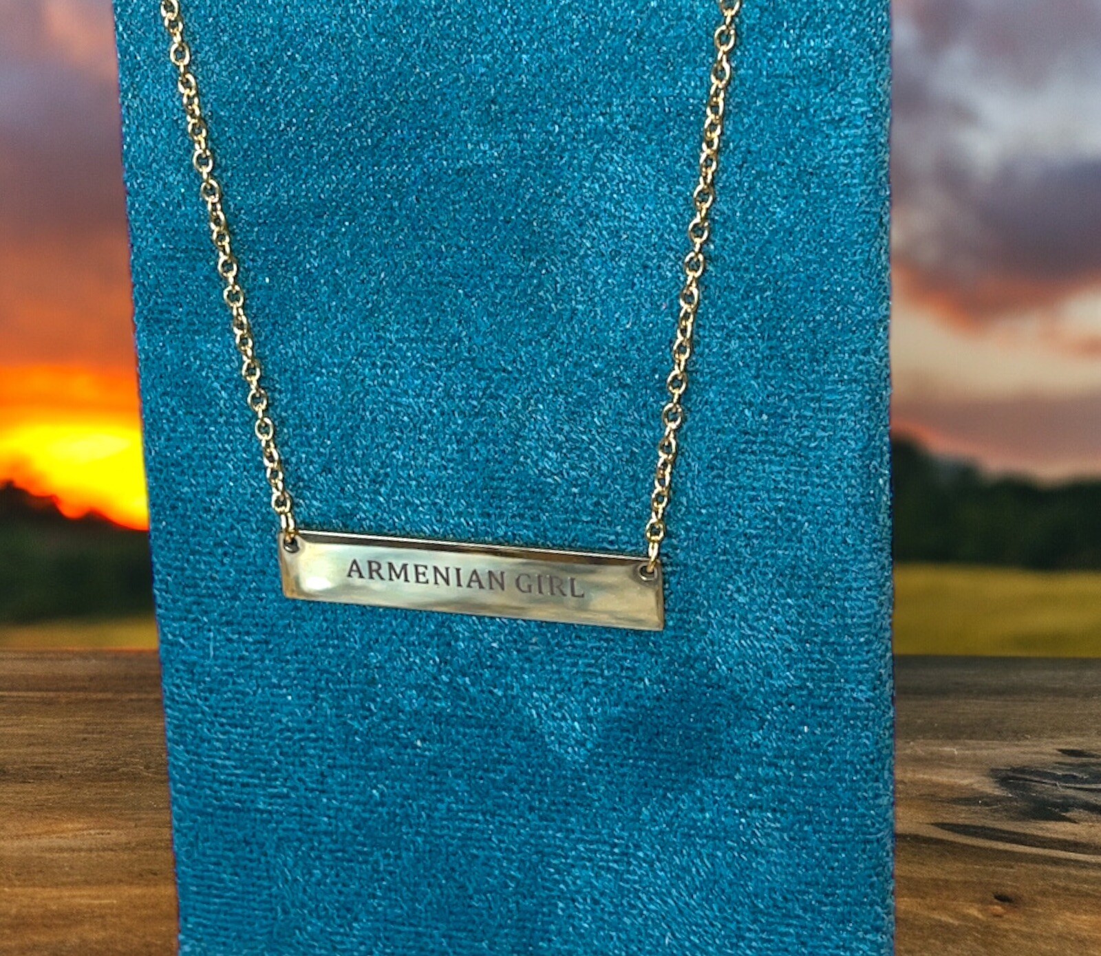 New! “ARMENIAN GIRL” Necklace Armenia Ancestry Pride Gift For Women Teens Girls