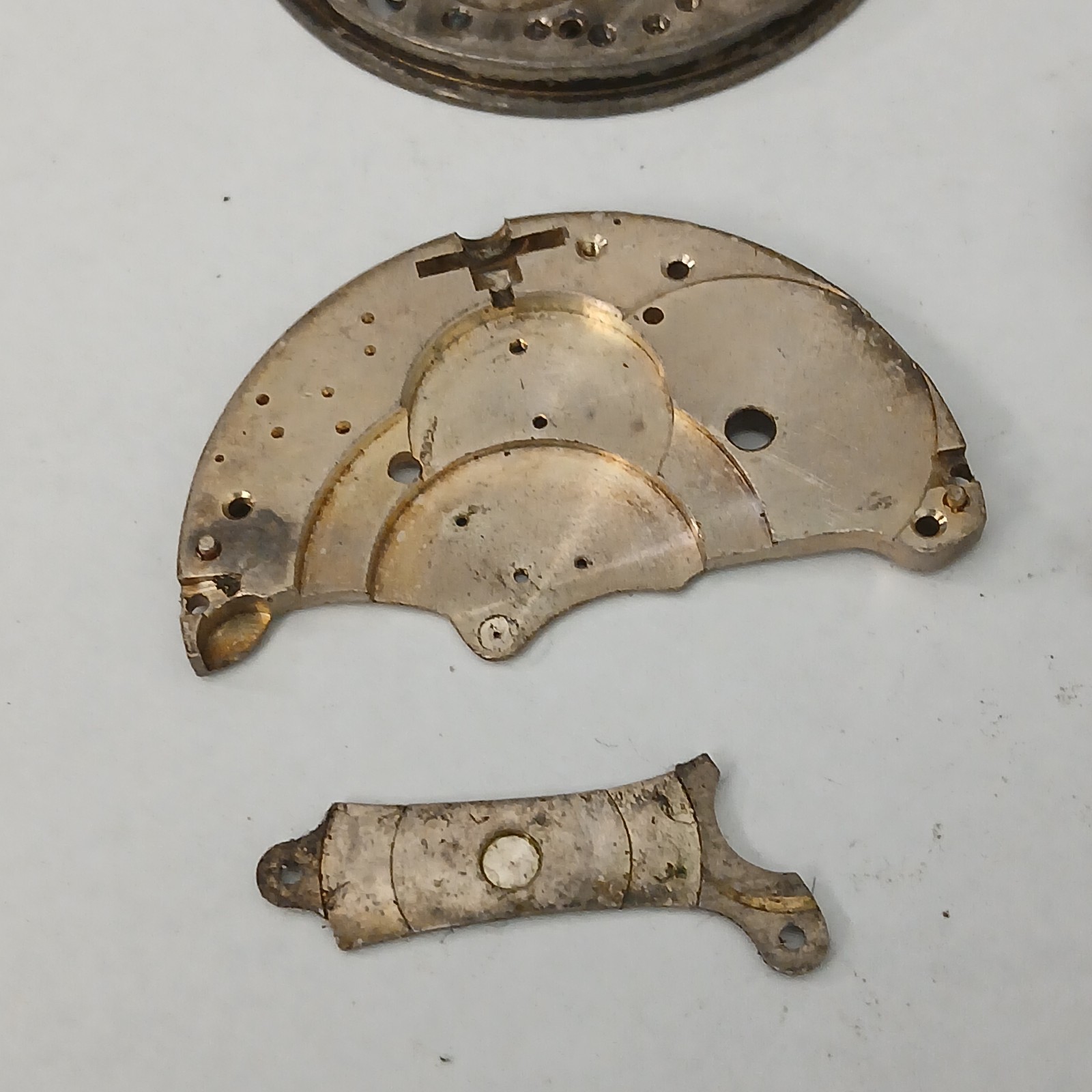 Rare Vtg EXCELSIOR PARK Chrono Pocket Watch — Movement For Parts