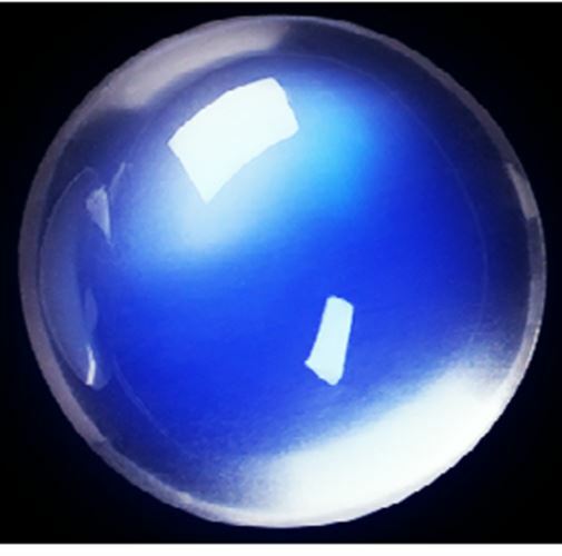 Natural Super Fine Rainbow Moonstone – Round Cabochon – AAAA Grade – Sri Lanka