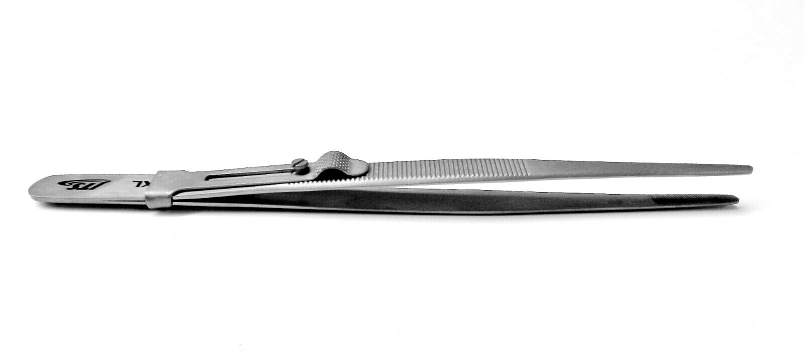 Diamond Tweezers Large Blunt Tip XXL Slide Locking for Colored Gemstones Beads