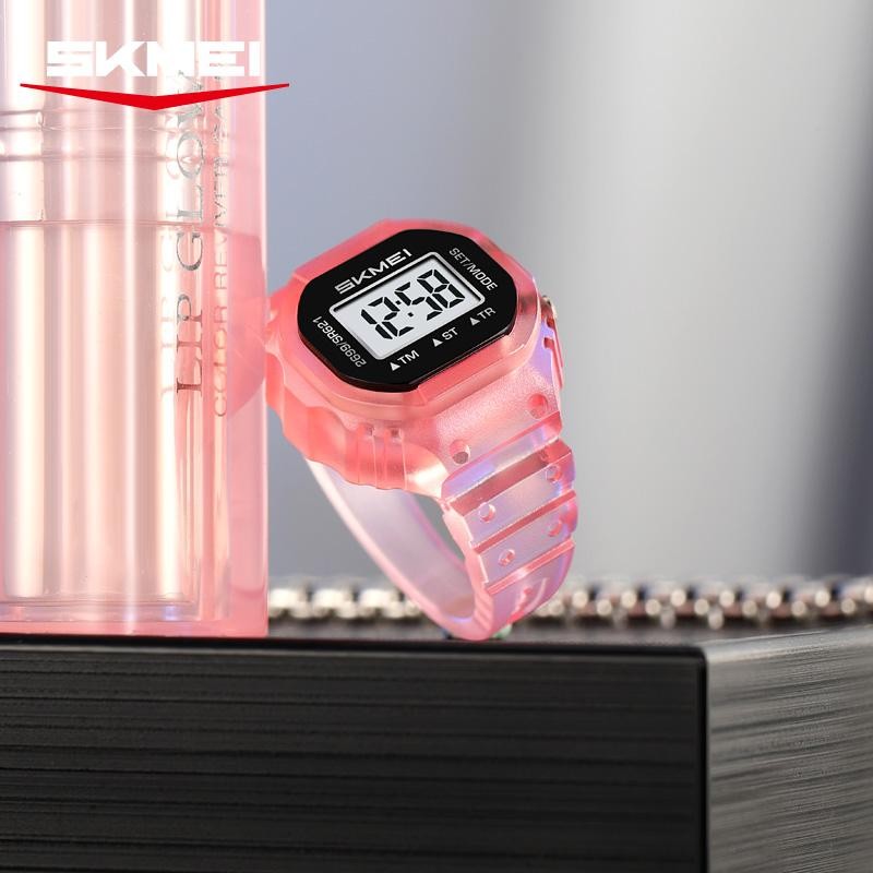 SKMEI 2699 Women’s Ring Watch LED Digital Chronograph Party Jewelry Finger Watch