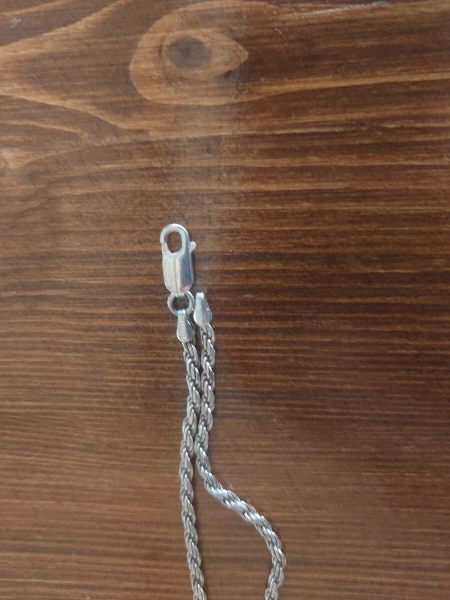Silver necklace 925 Italy 20 inches 50cm 4mm Italy Italian jewelry chain