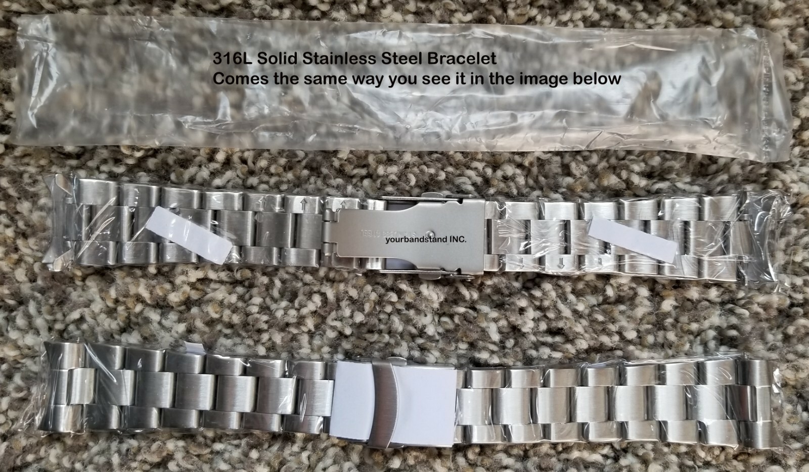 20mm STAINLESS STEEL OYSTER BRACELET fits Citizen NY0040 NY0040-09W 09E NY0085