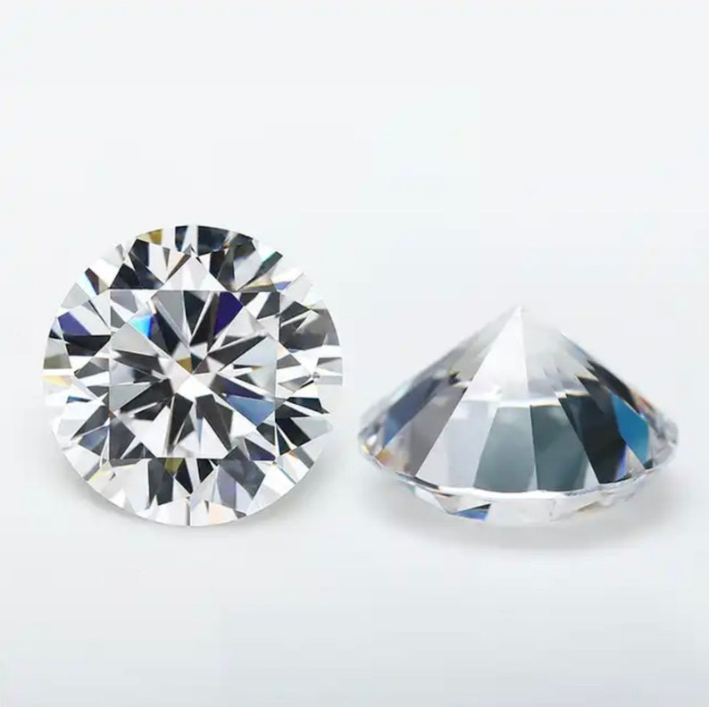 5A Cubic Zirconia Round Loose Stones CZ Gems Wholesale Lot 1mm-15mm All Colors