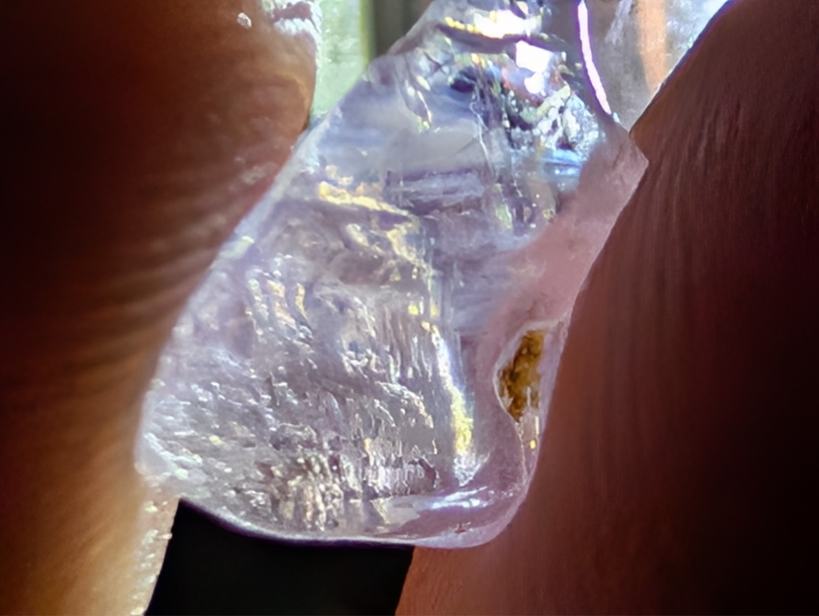 USA seller 4.29 IF/light silk SRI LANKA Sapphire facet rough gemstone