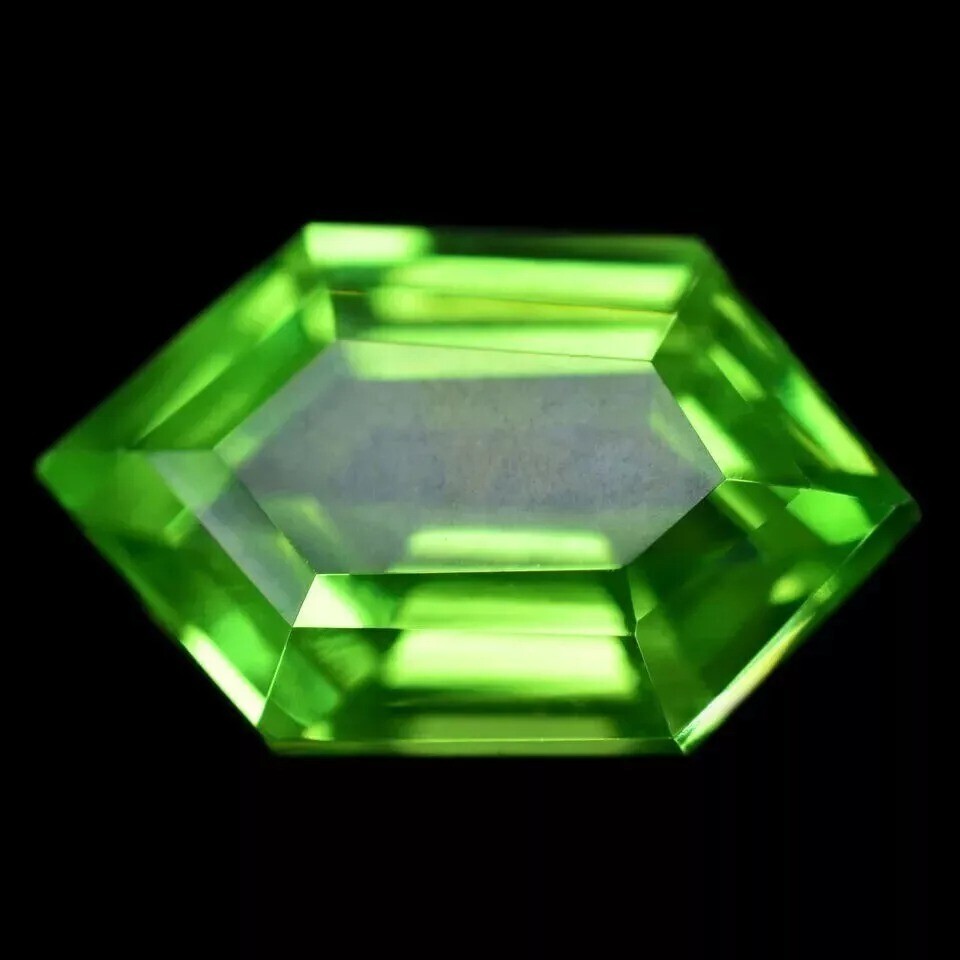 Elegant Peridot Fancy Cut Natural Green EGL Certified 10-12 Ct Loose Gemstone