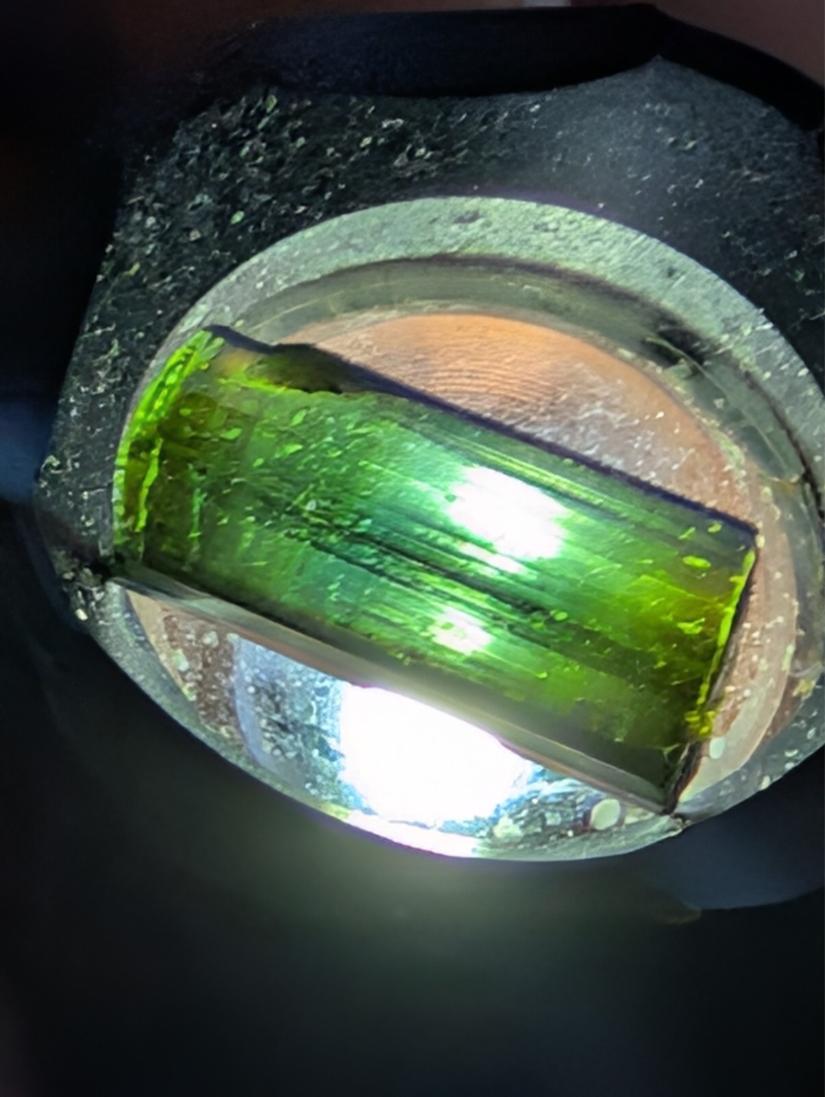 USA seller IF 13.43 ct, Nigeria tourmaline facet rough gemstone specimen