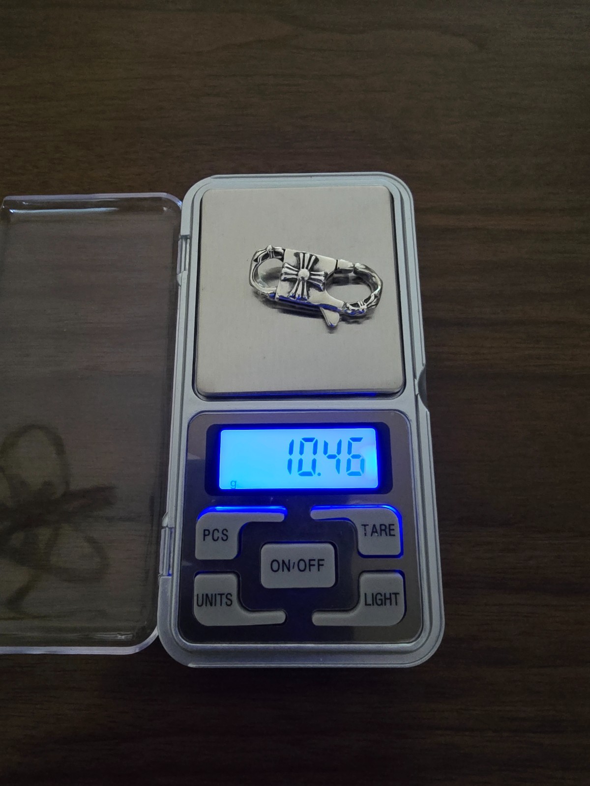 NEW LARGE 34 mm Chrome Hearts Style Cross 925 Sterling Silver Lobster Claw Clasp
