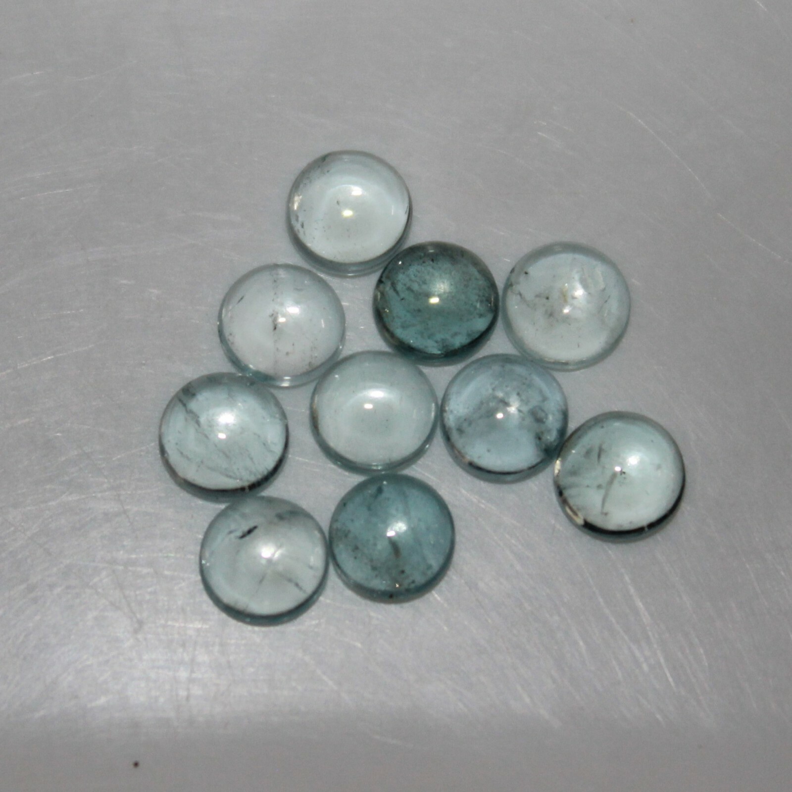Aquamarine 2mm, 3mm, 4mm, 5mm, 6mm Cabochon Round Loose Gemstone(s)