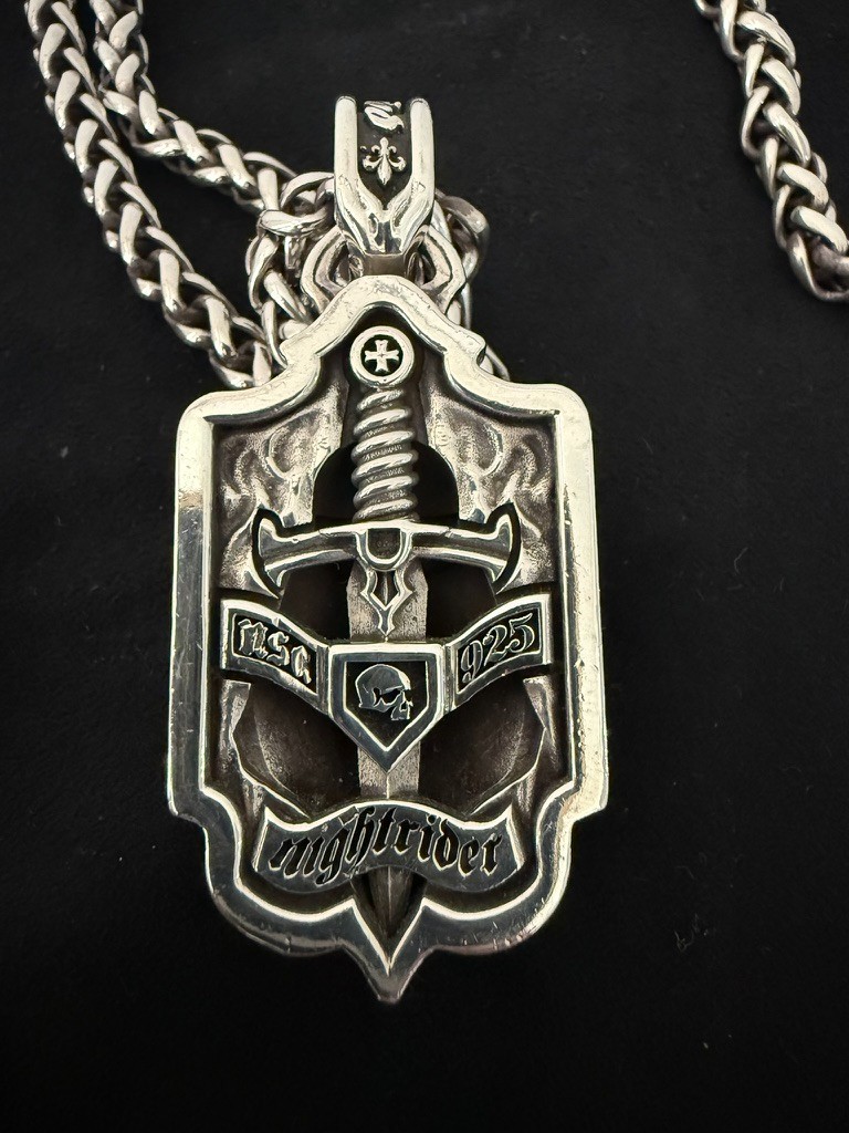 Nightrider Jewelry Royal Blood Lion Pendant Sterling Silver 925