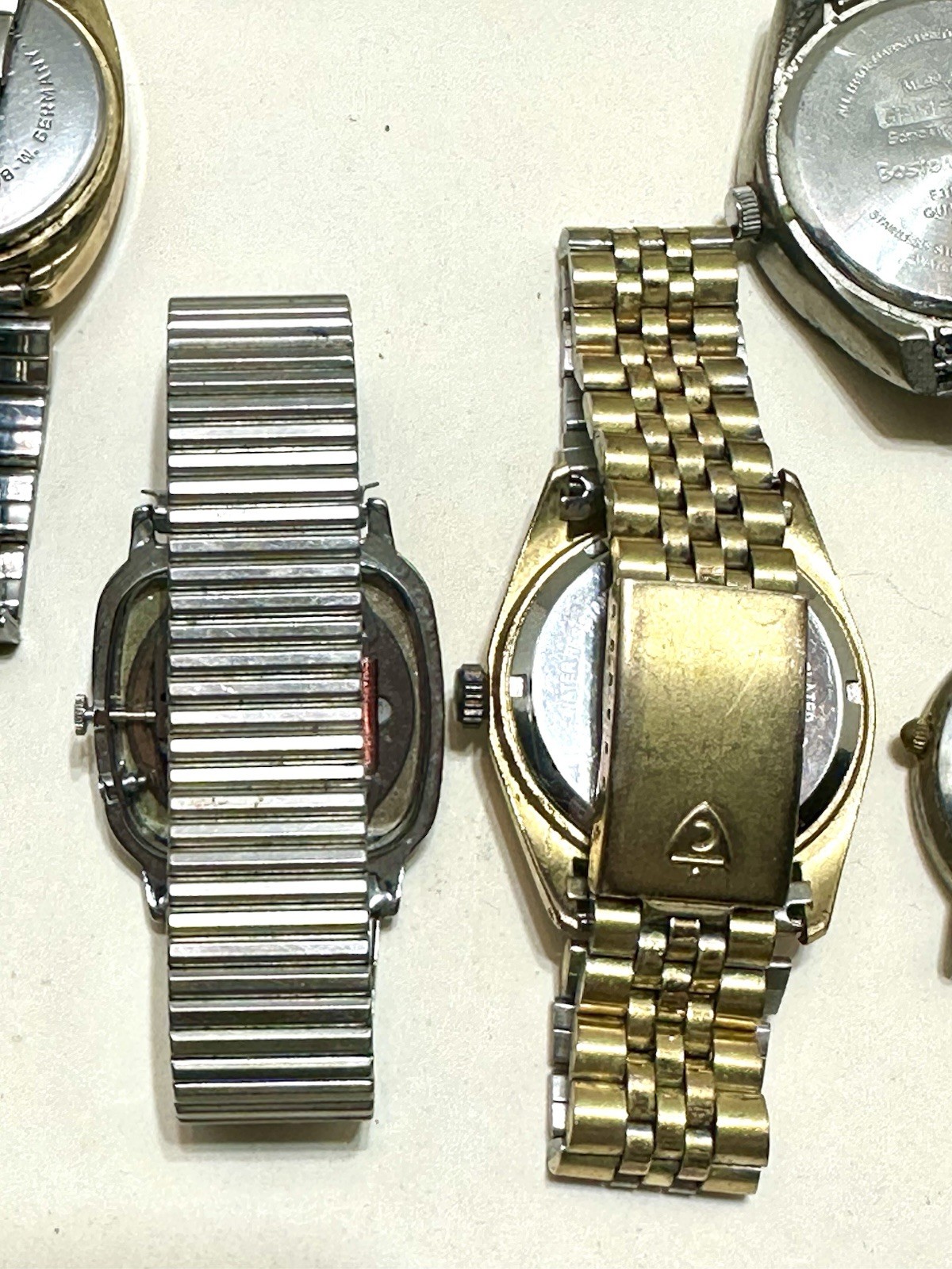 Men’s Mixed Large Watch Lot For Parts, Repair Or Wear VTG To Now (None Tested)