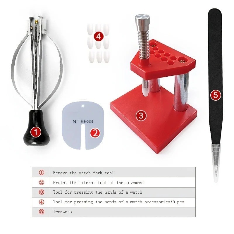 Watch repair tool – Watch Hand Remover Plunger Puller and Set Fitting Kit