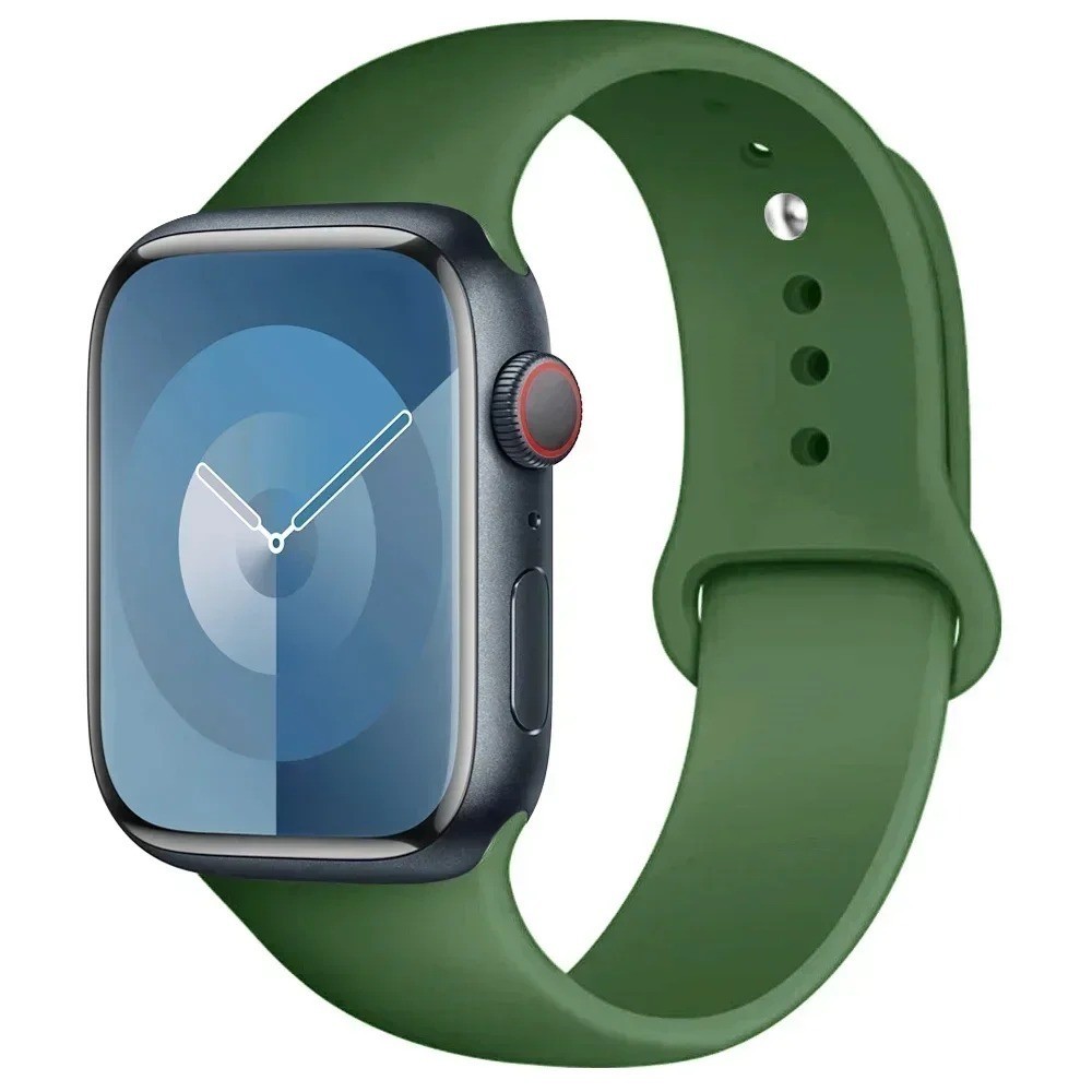 For Apple Watch Silicone Band Strap Series SE 1 2 3 4 5 6 7 Sports 38/40/42/44mm