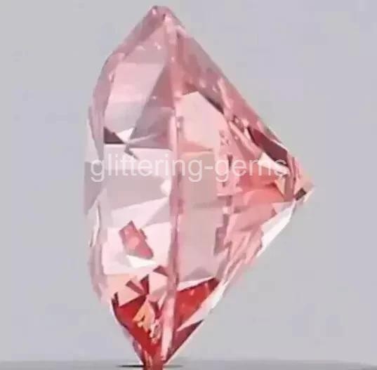 5.10 Ct Natural Pink Diamond VVS1 D Grade Round Cut 12mm IGL Certified 5AOE