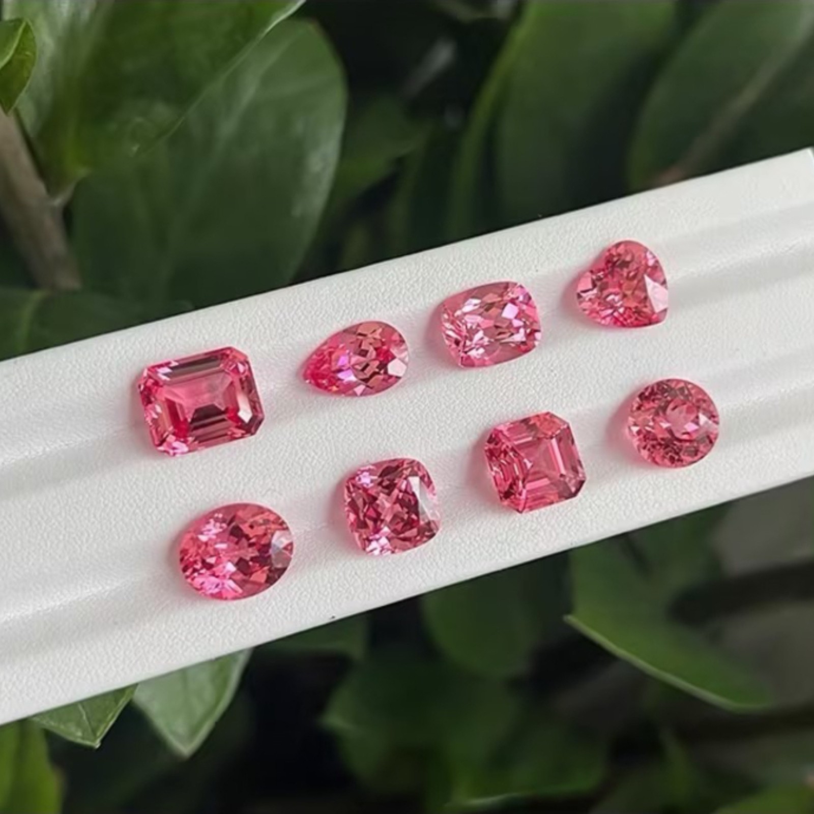 Lab Grown Padparadscha Gemstone 0.5-5ct For Ring Pendant Jewelry Making AGL