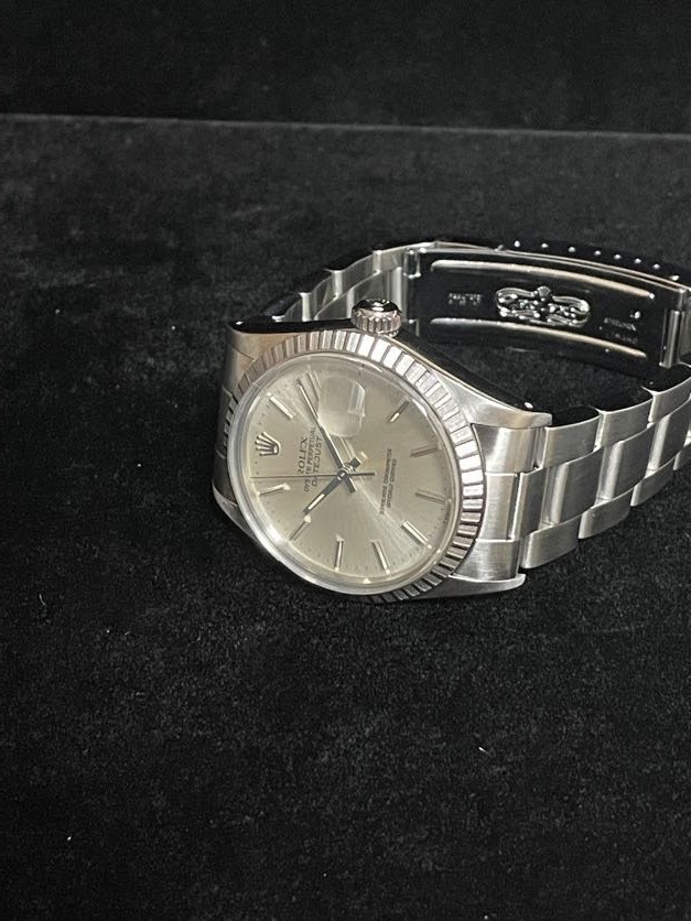 1984 Rolex Datejust 16030 Silver Dial SS Oyster IBM Award Watch No Papers 36mm