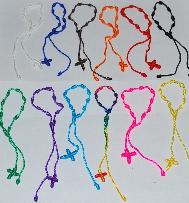 12 New Handmade Rosary Bracelet, Pulseras Decenarios in USA, Free Shipping