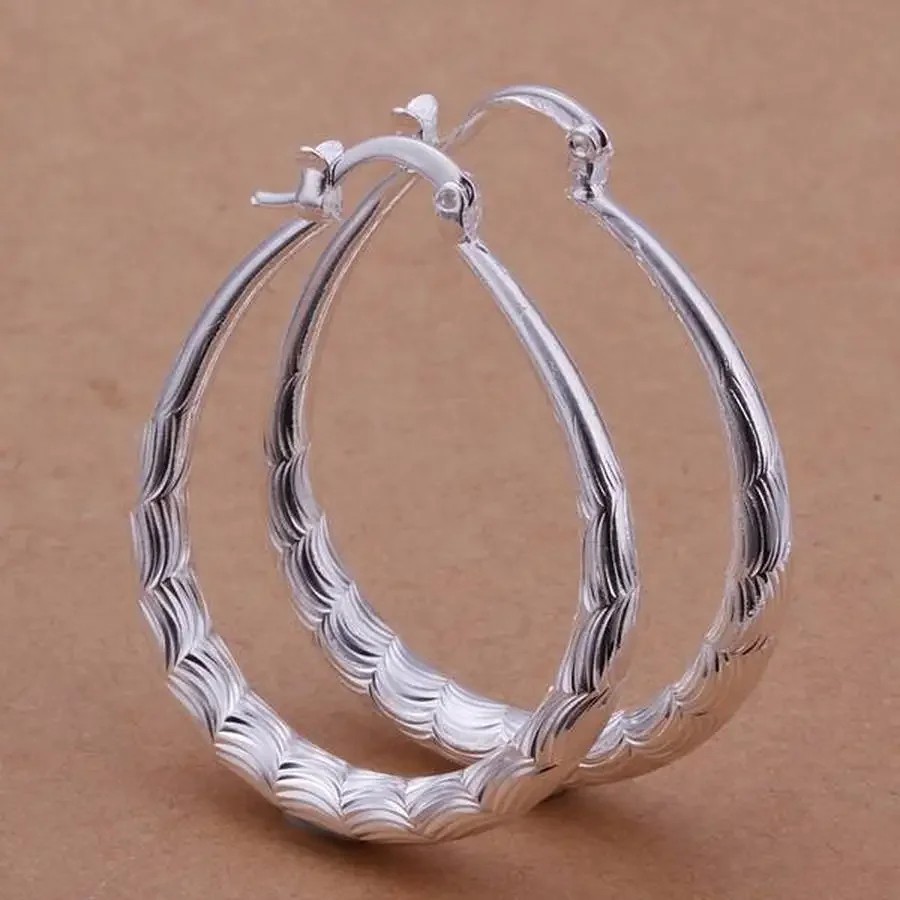 High quality 925 Sterling Silver Jewelry beautiful Earrings For women fashion