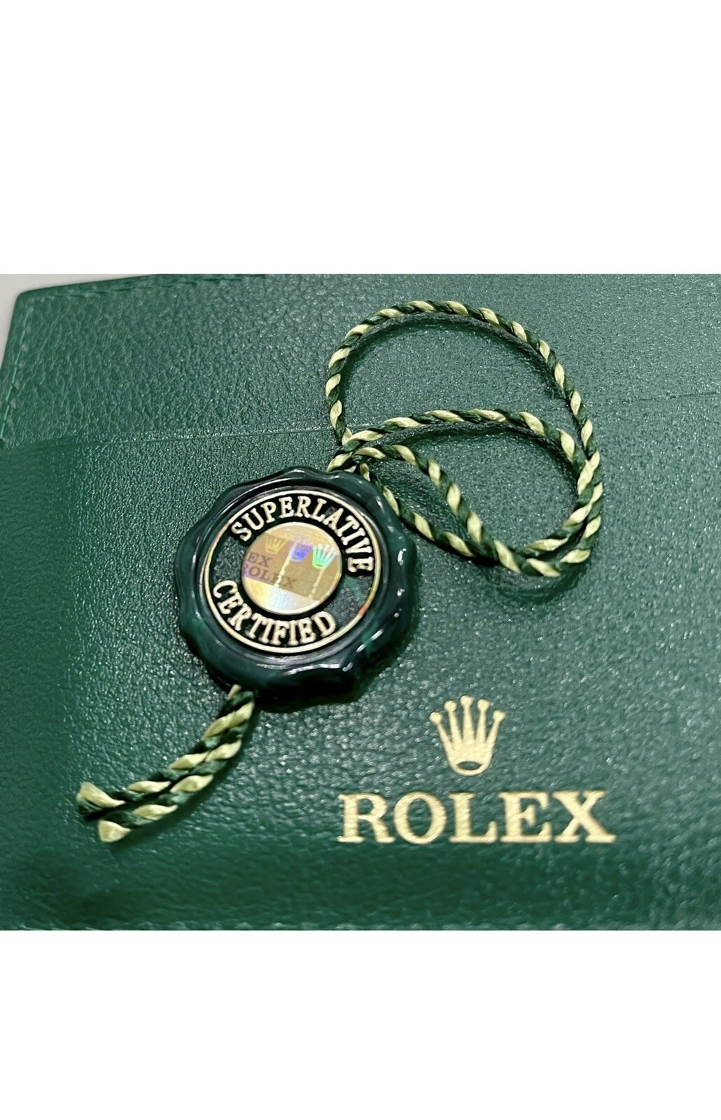Authentic Rolex Datejust Booklet Tag Card Holder 126334 126300 126333 2020-NOW