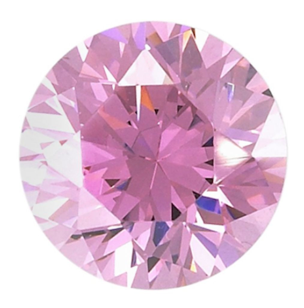 Cubic Zirconia Rose Pink Round Faceted AAA Rated CZ Loose Stones (1mm – 15mm)