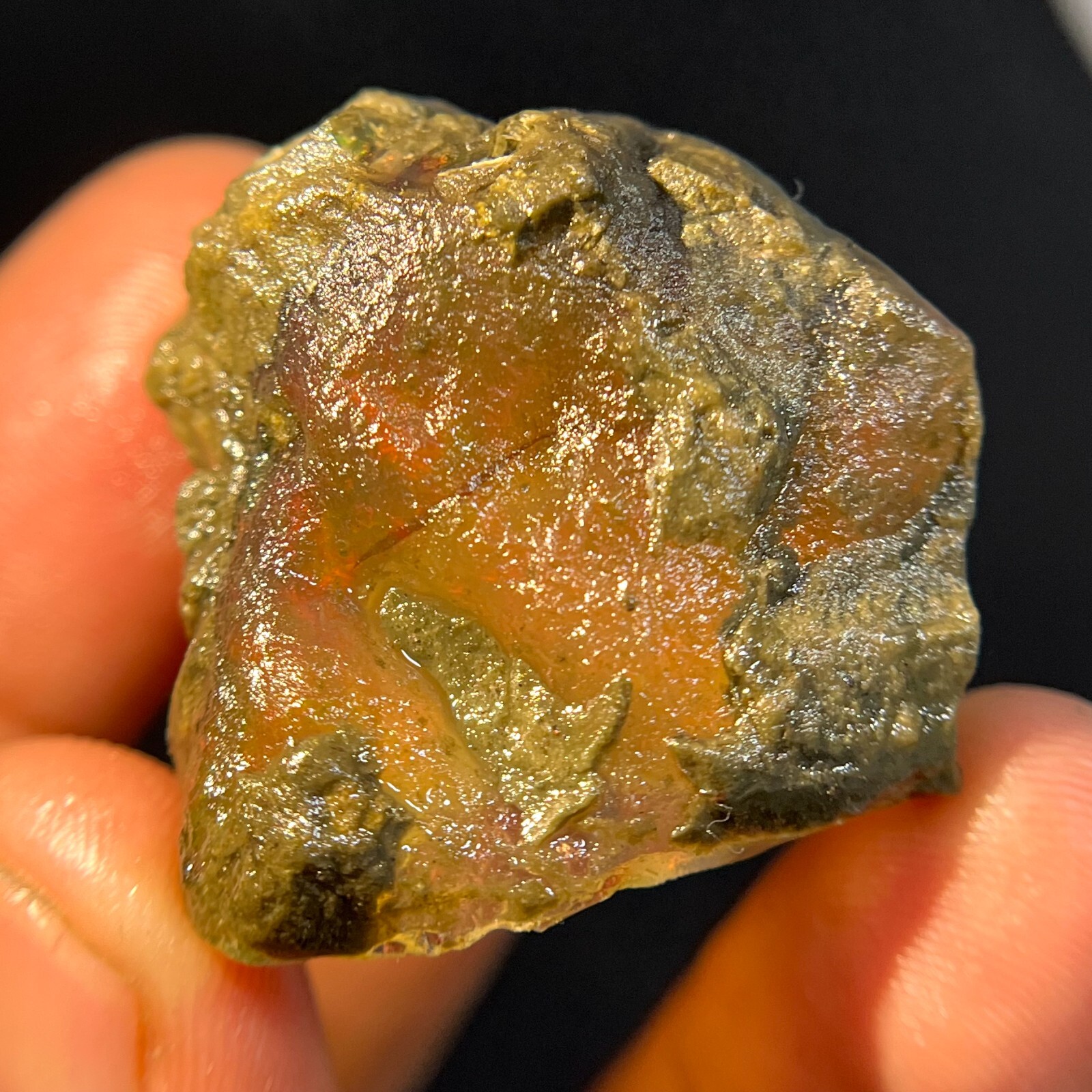 83 Cts Natural Ethiopian Opal Rough Gemstone Grade AAA+ Welo Multi Fire Opal Raw