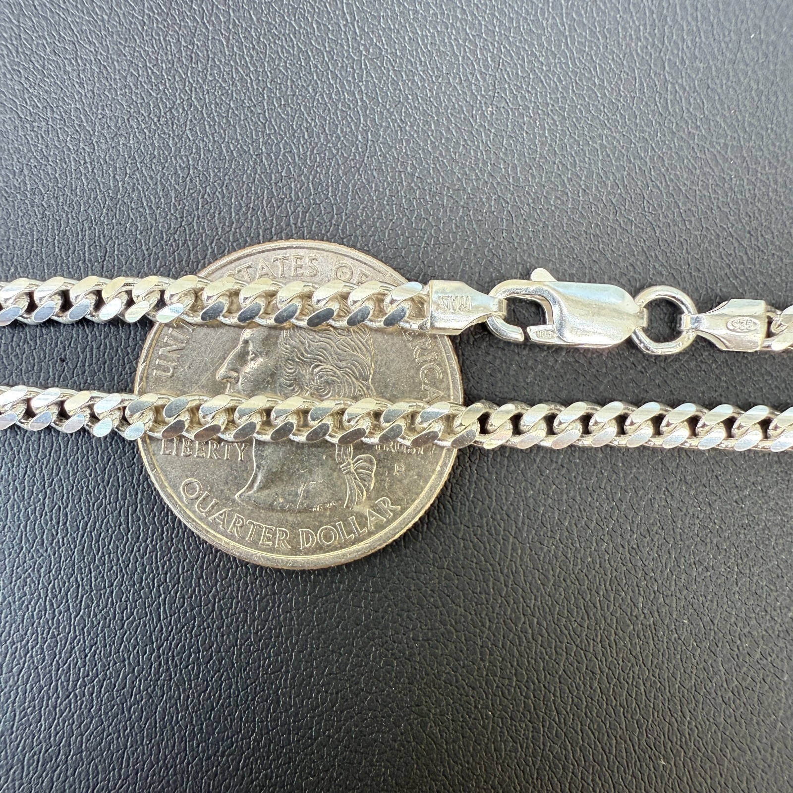 3.5mm Miami Cuban Chain- 925 Sterling Silver, 14k Gold Vermeil, 14k Rose Vermeil