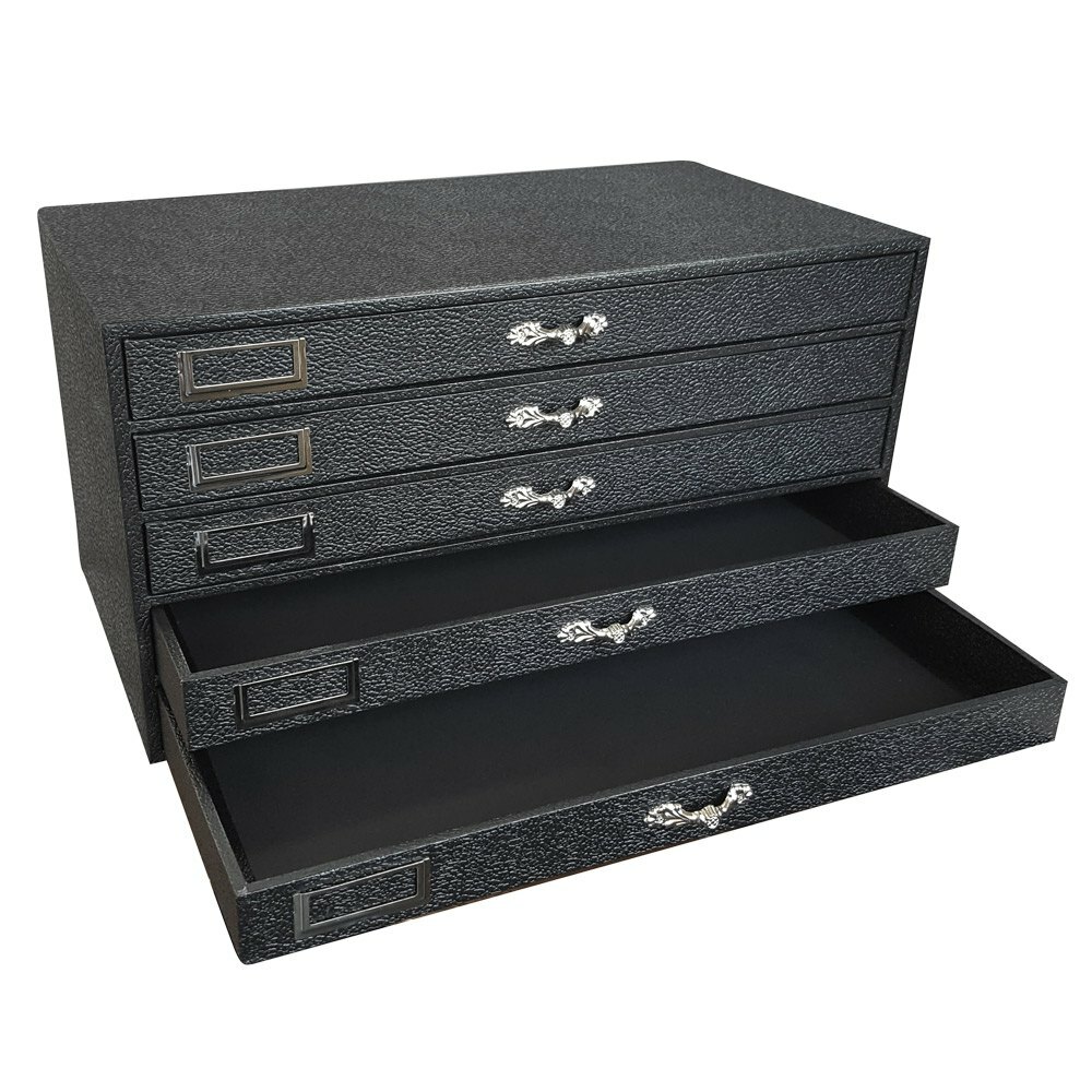 Jewelry Tray Storage Organizer 3, 4, 5, & 10 Tray Compartment Storage Organizers