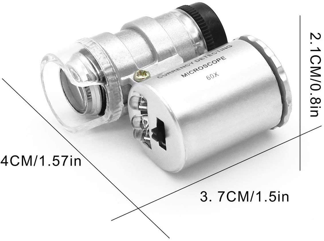 Diamond Tester Pen w/ 60X Jewelry Loupe Professional Diamond Selector Tool