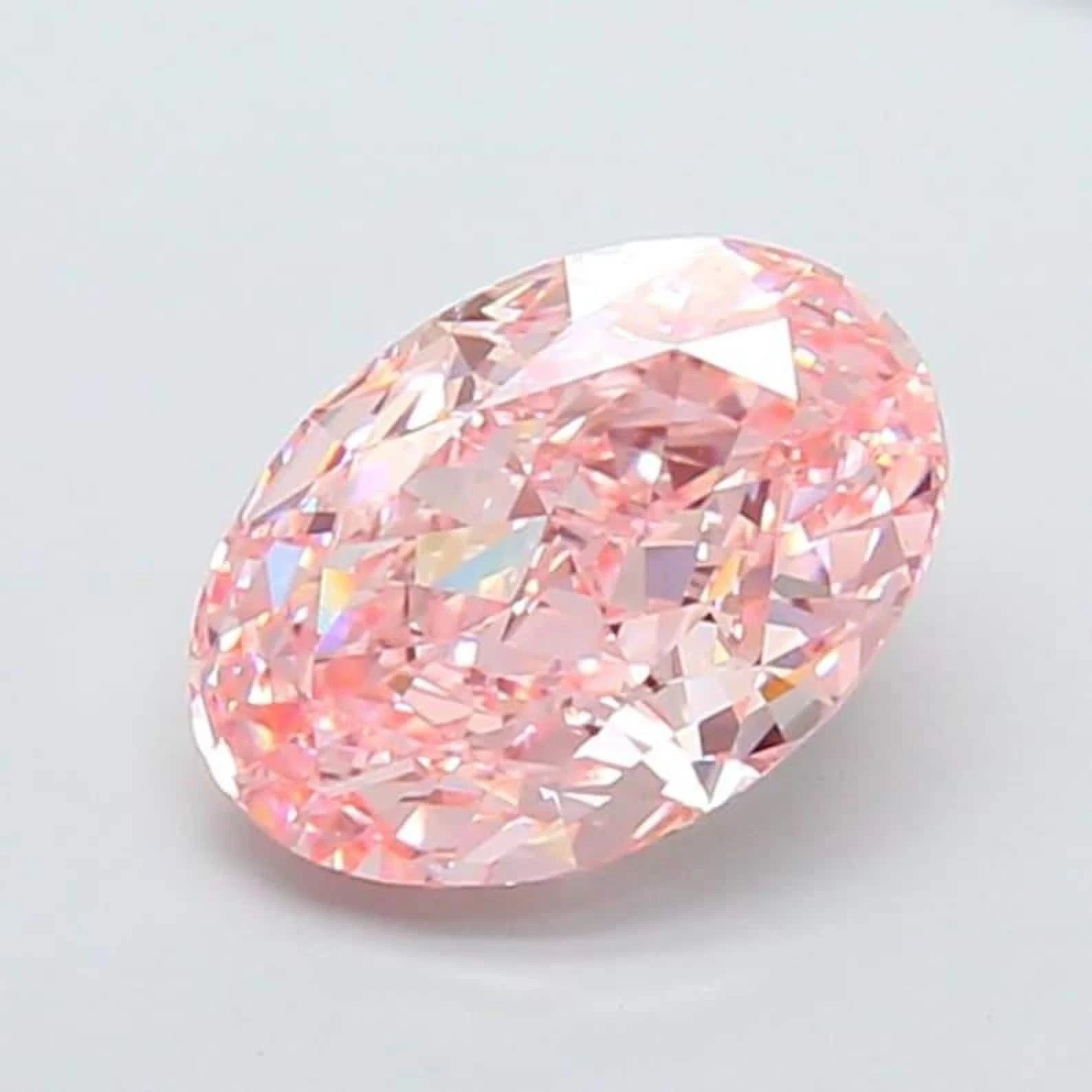 5.10 CT Natural Pink Diamond 10×12 mm 1 Pcs Oval Cut VVS1 D Grade Certified.
