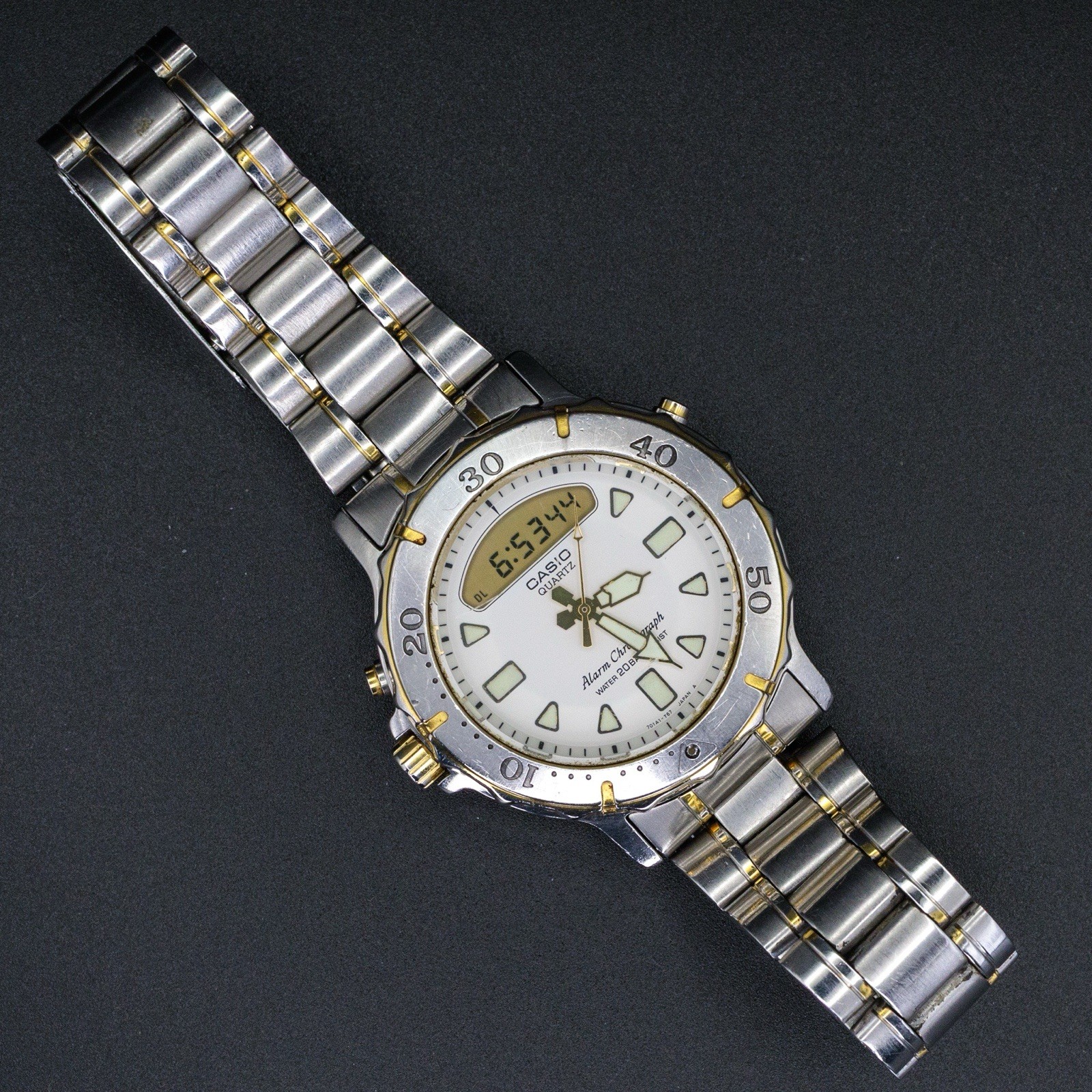 Casio RARE AD-713 Analog Digital Vintage JDM Import 38mm 364 Module