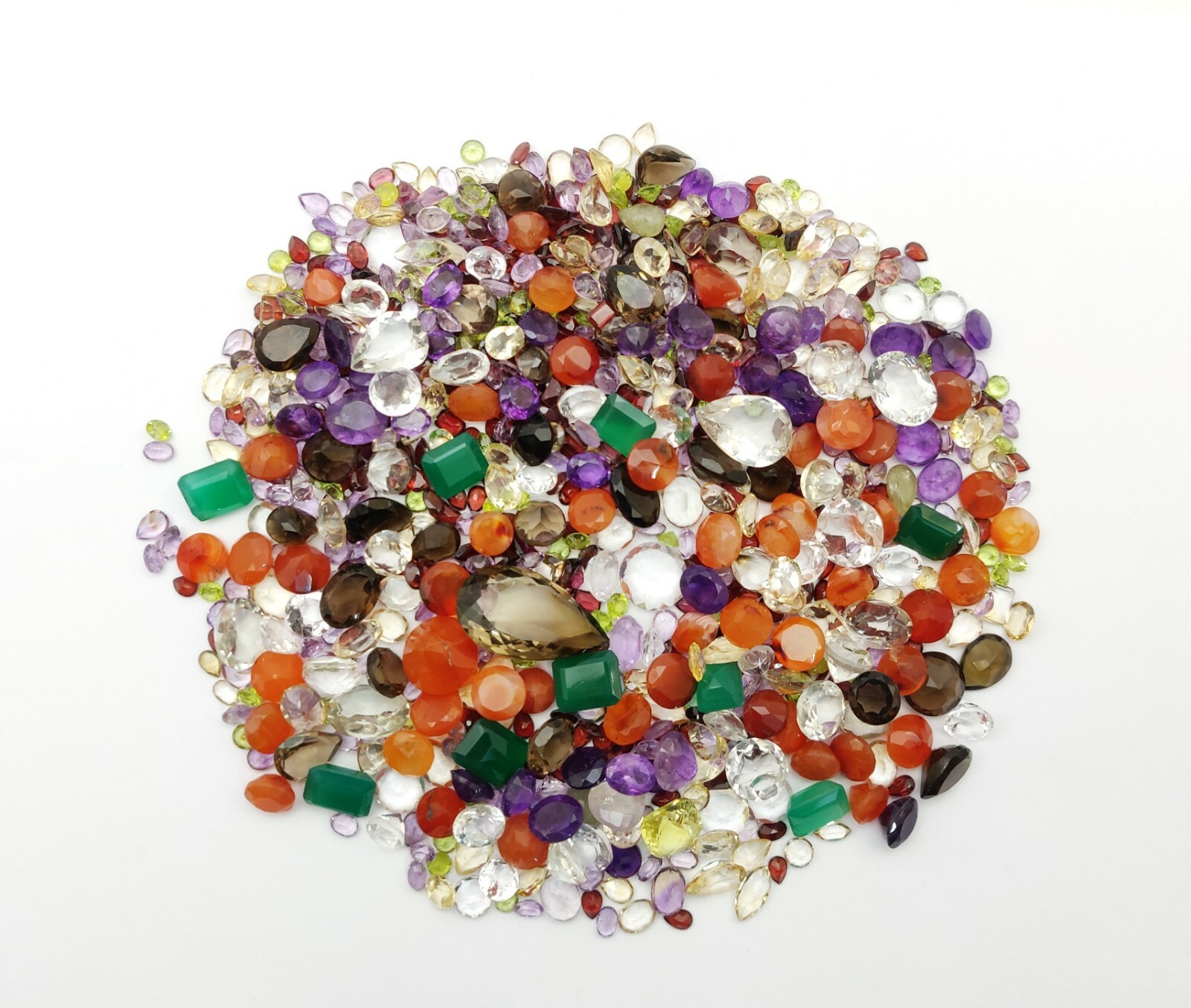 100 Carats+ Natural Mix Loose Faceted Semi Precious Gemstone Lot