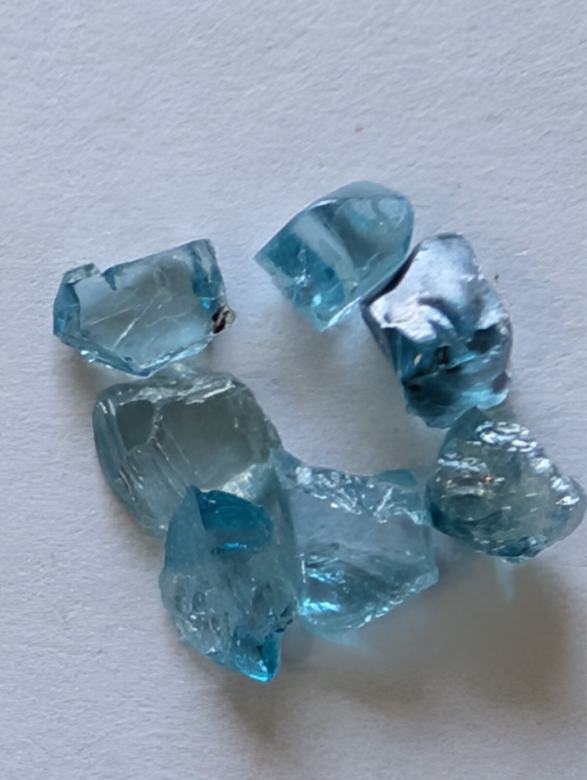 USA seller 15.75 cts Eye clean Blue Zircon facet rough gemstone specimen