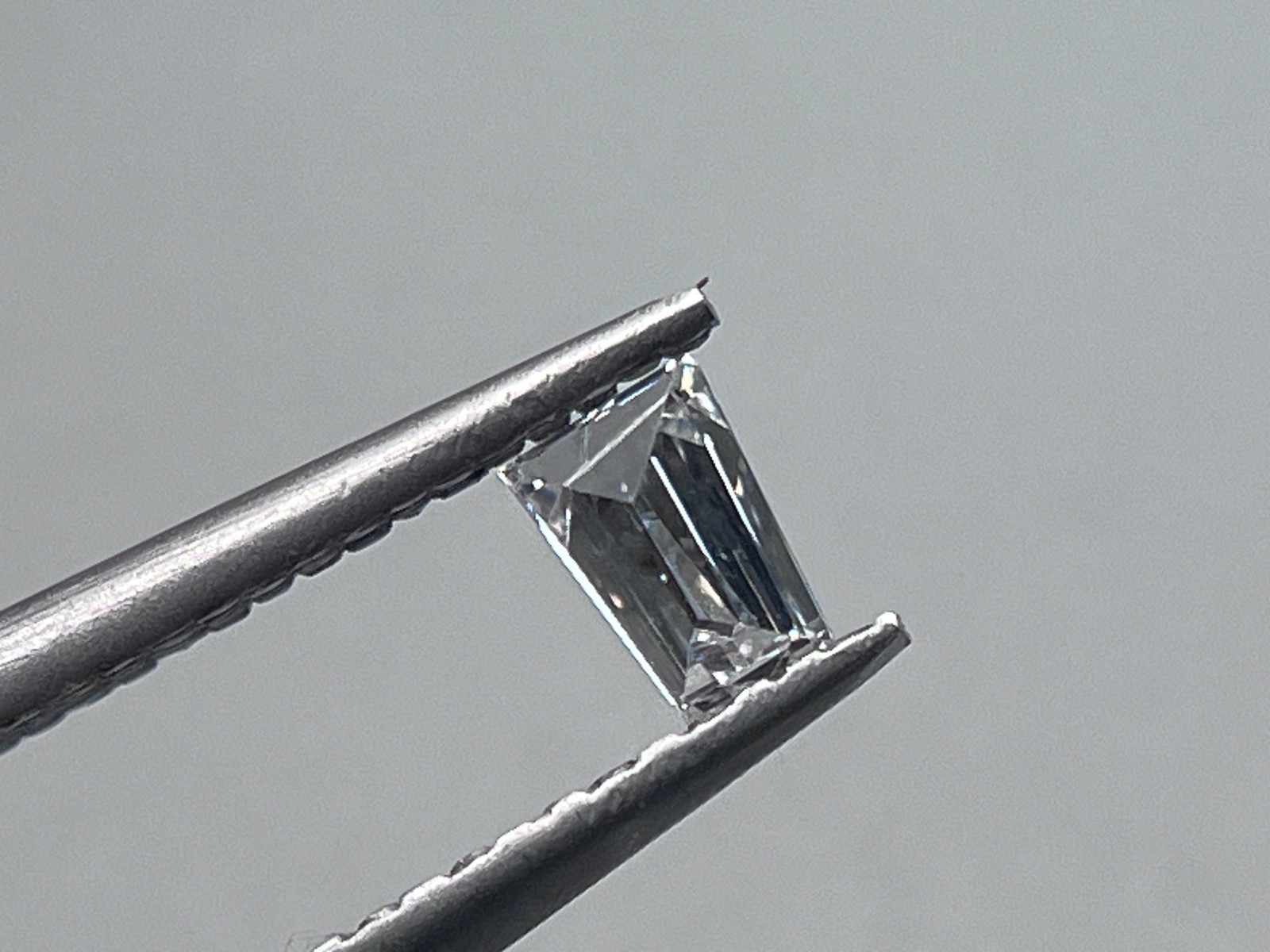GIA Certified Tapered Baguette .19 CT VS2 F Natural Earth Mined Diamond