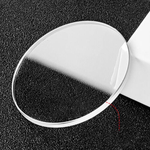 0.8/1.0/1.5/2.0mm Thick Flat Mineral Glass Watch Crystal 15-60mm Replacement