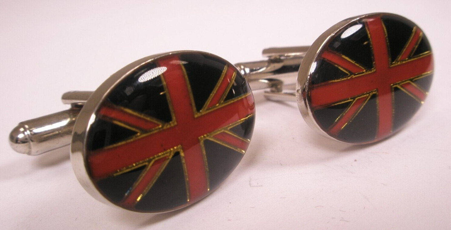 UK Union Jack Flag of United Kingdom MODERN Cuff Links england english flag