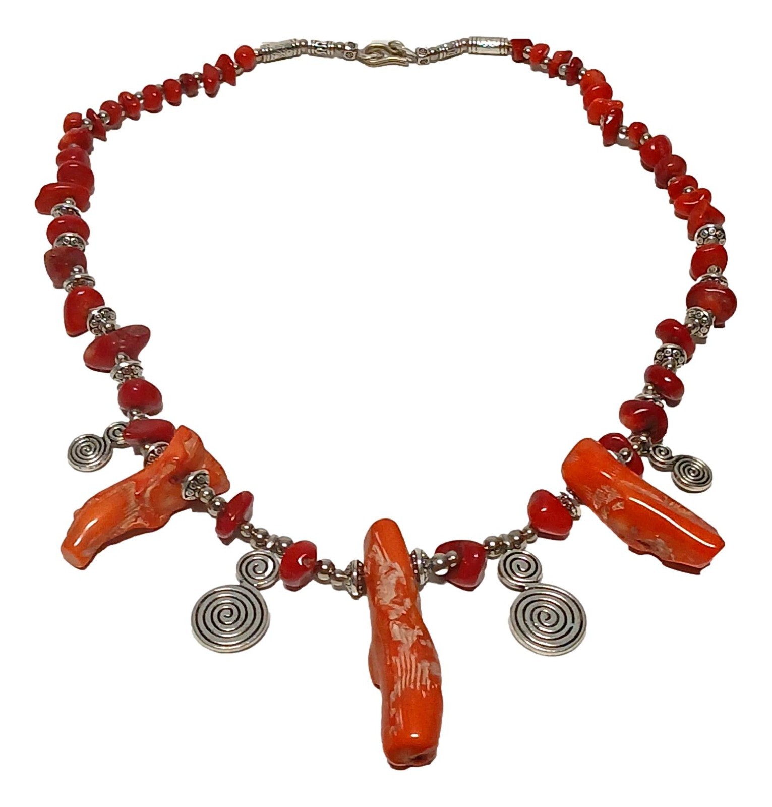 Handmade Moroccan African Berber Coral Beaded Artisan Ethnic Jewelry