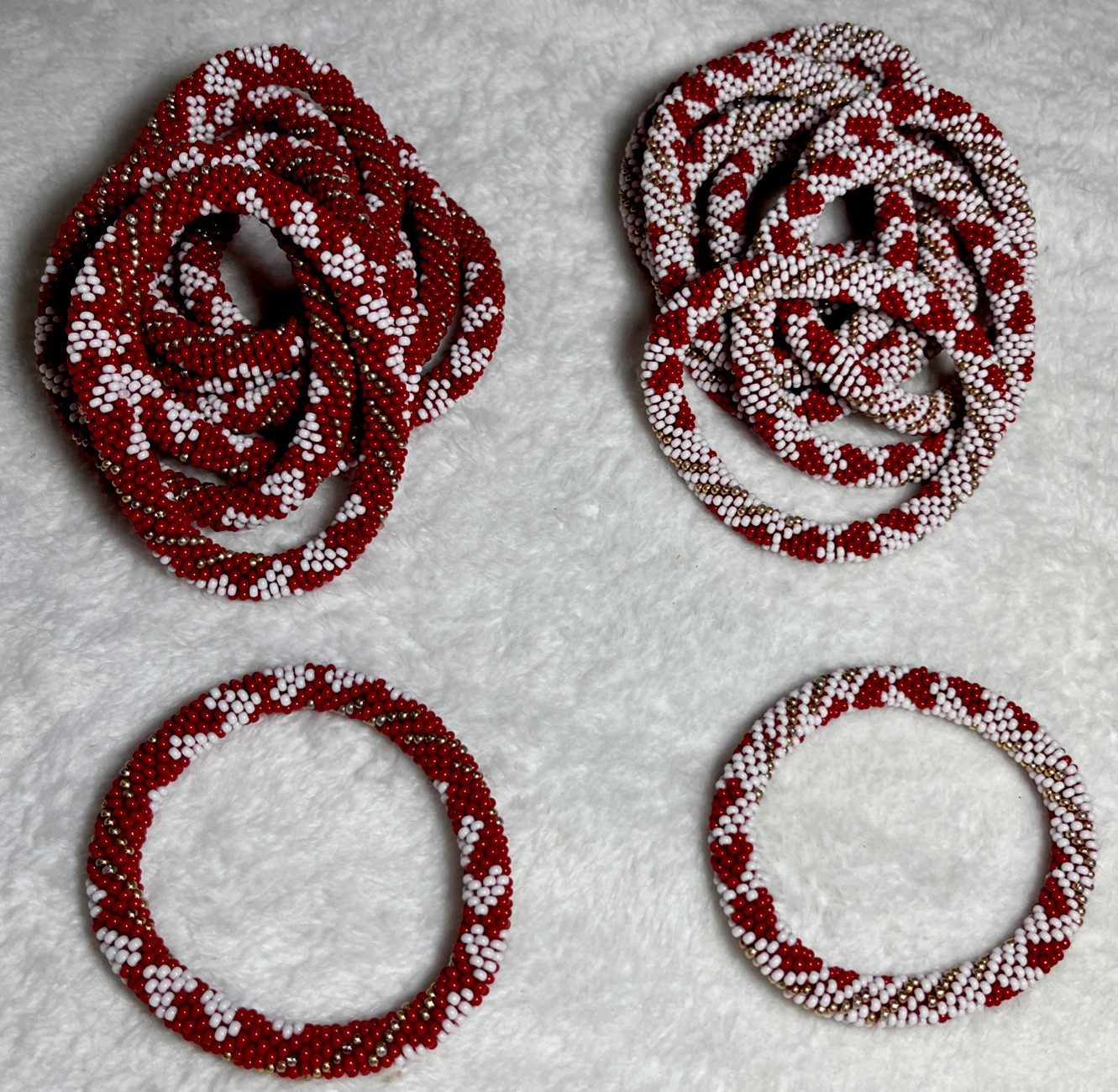 Heart Design Nepal Glass Bead Bracelets. Love Bracelets, As Intricate As LOVE!