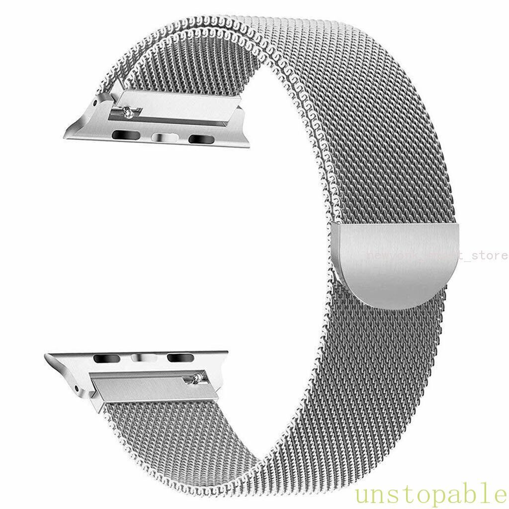 Metal Strap For Apple Watch Series 9 8 7 6 SE 5 4 2 Magnetic Milanese Loop Band
