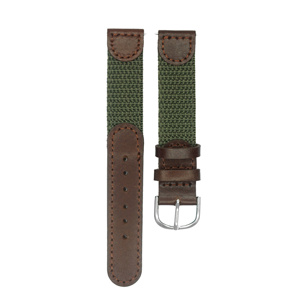 16mm 17mm 18mm 19mm 20mm 22mm 24mm Genuine Leather Nylon Watch Strap Watch Band