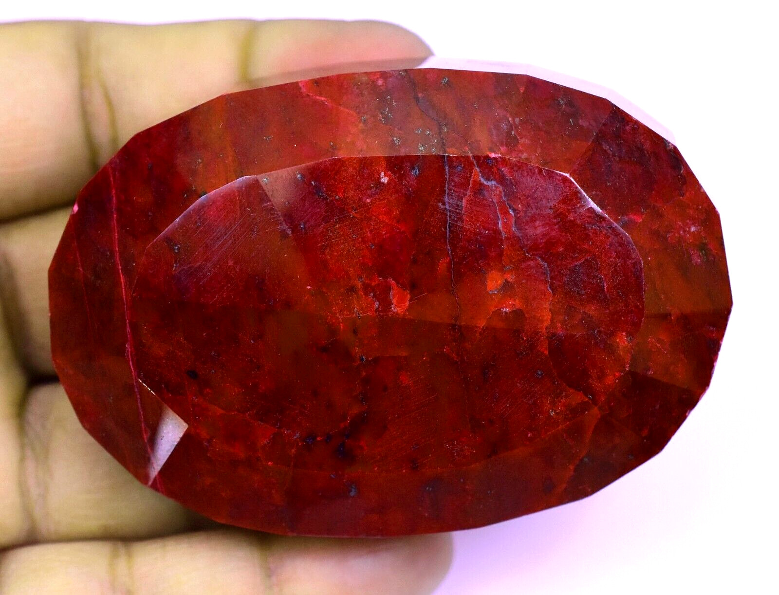 RARE 790.00 Ct Natural HUGE Red Ruby Museum Grade Certified Oval Loose Gemstone
