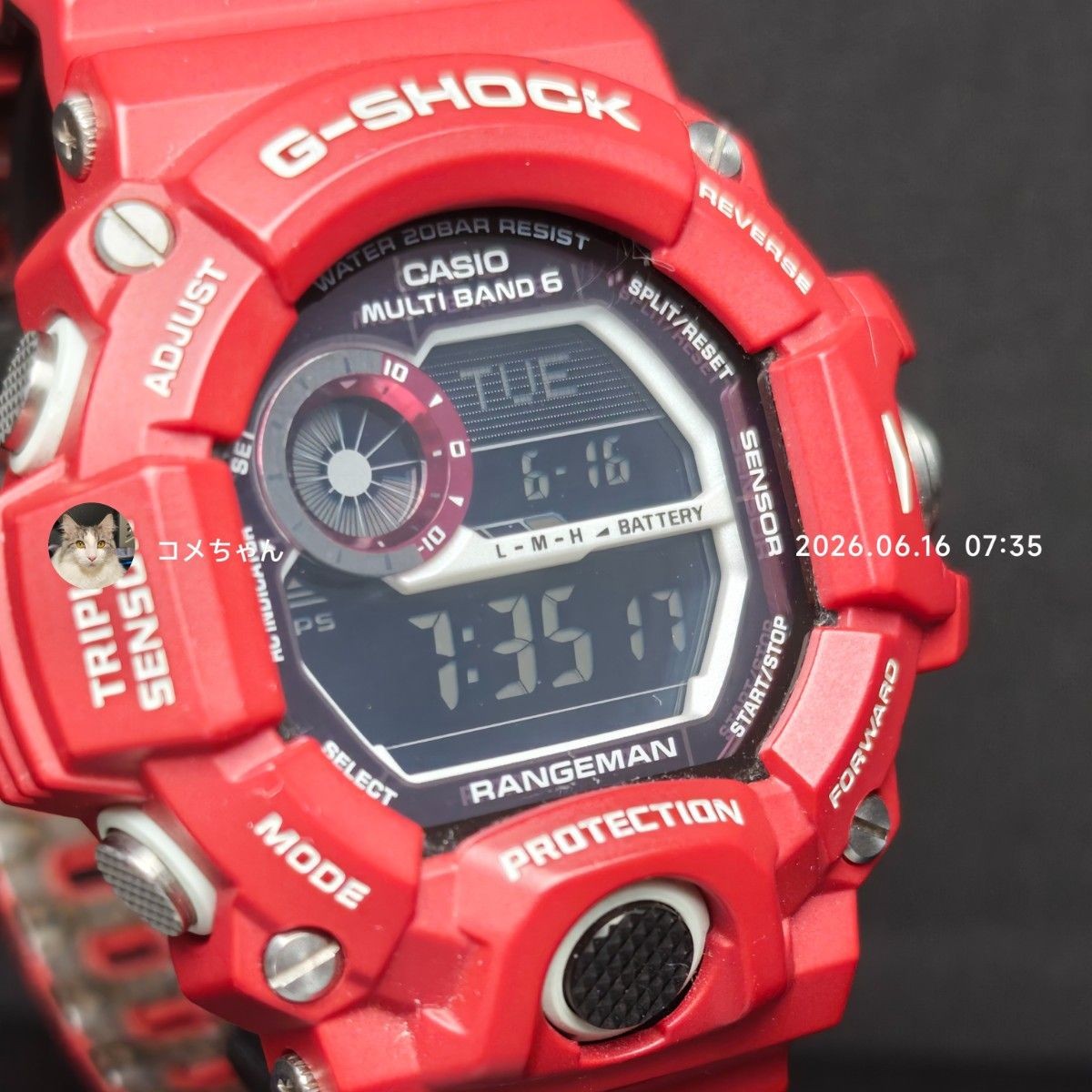 Rare and good condition Casio G-Shock GW 9400RDJ 4JF No.gs2418