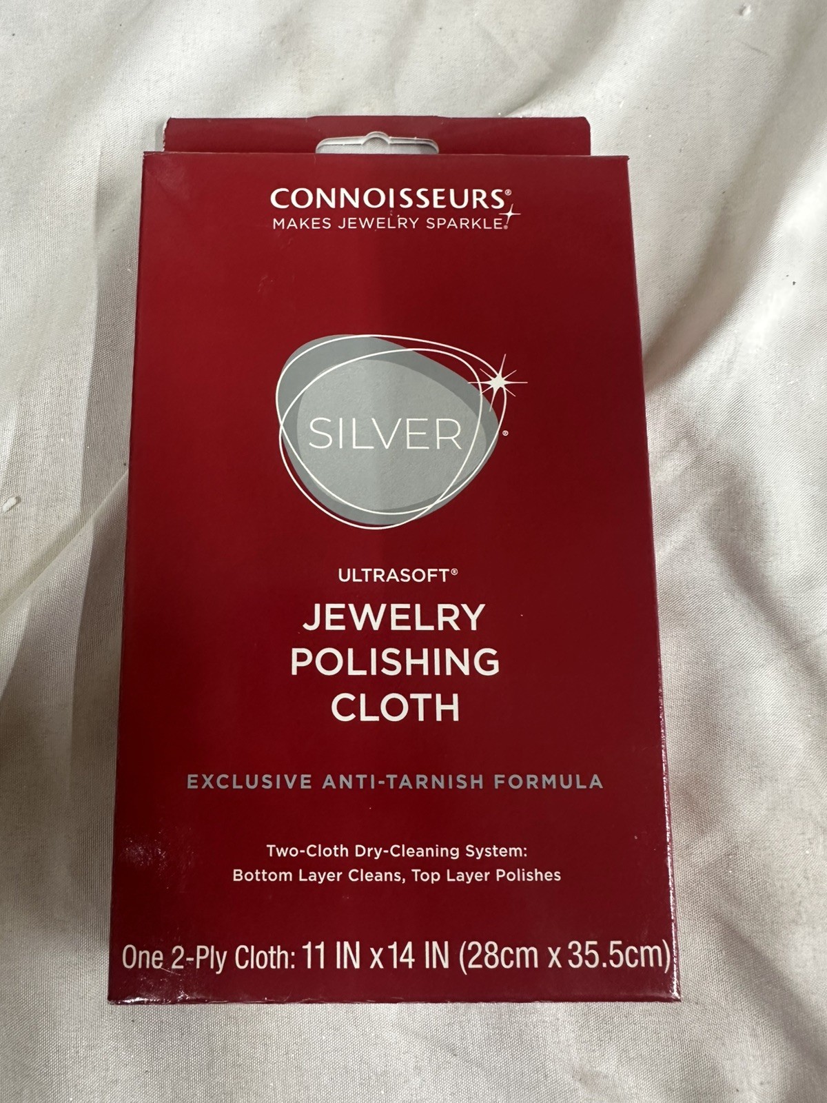Silver Jewelry Polishing Cloth Connoisseurs 11×14” New