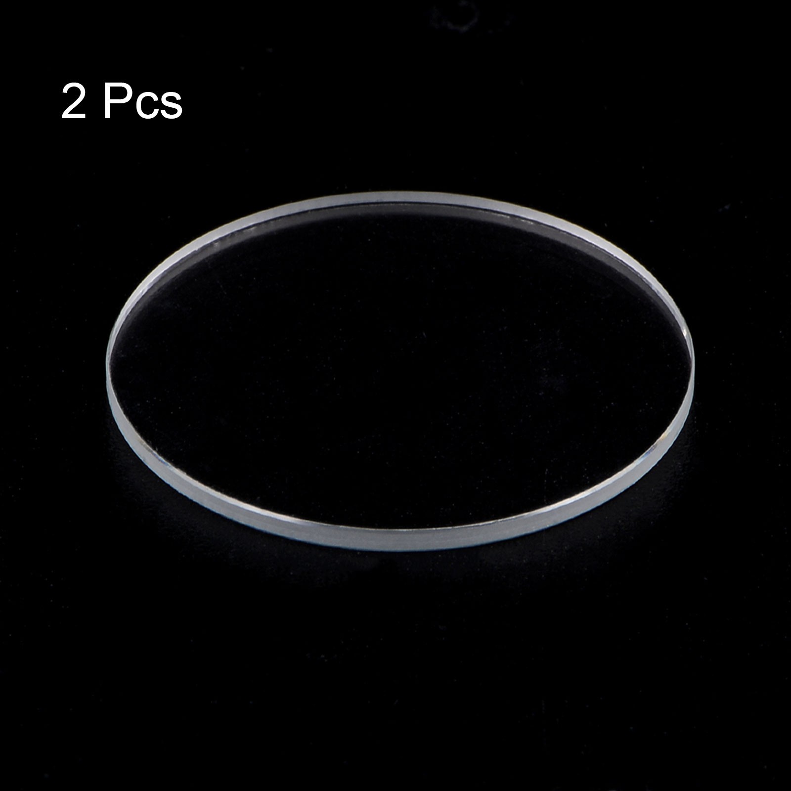 2pcs 36mmx2mm High Transmittance Watch Crystal Lens Glass Round Flat Mineral